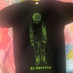 Ed Sheeran Concert T-Shirt with Tour Dates